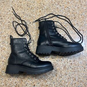 Steve Madden Girls Black Boots